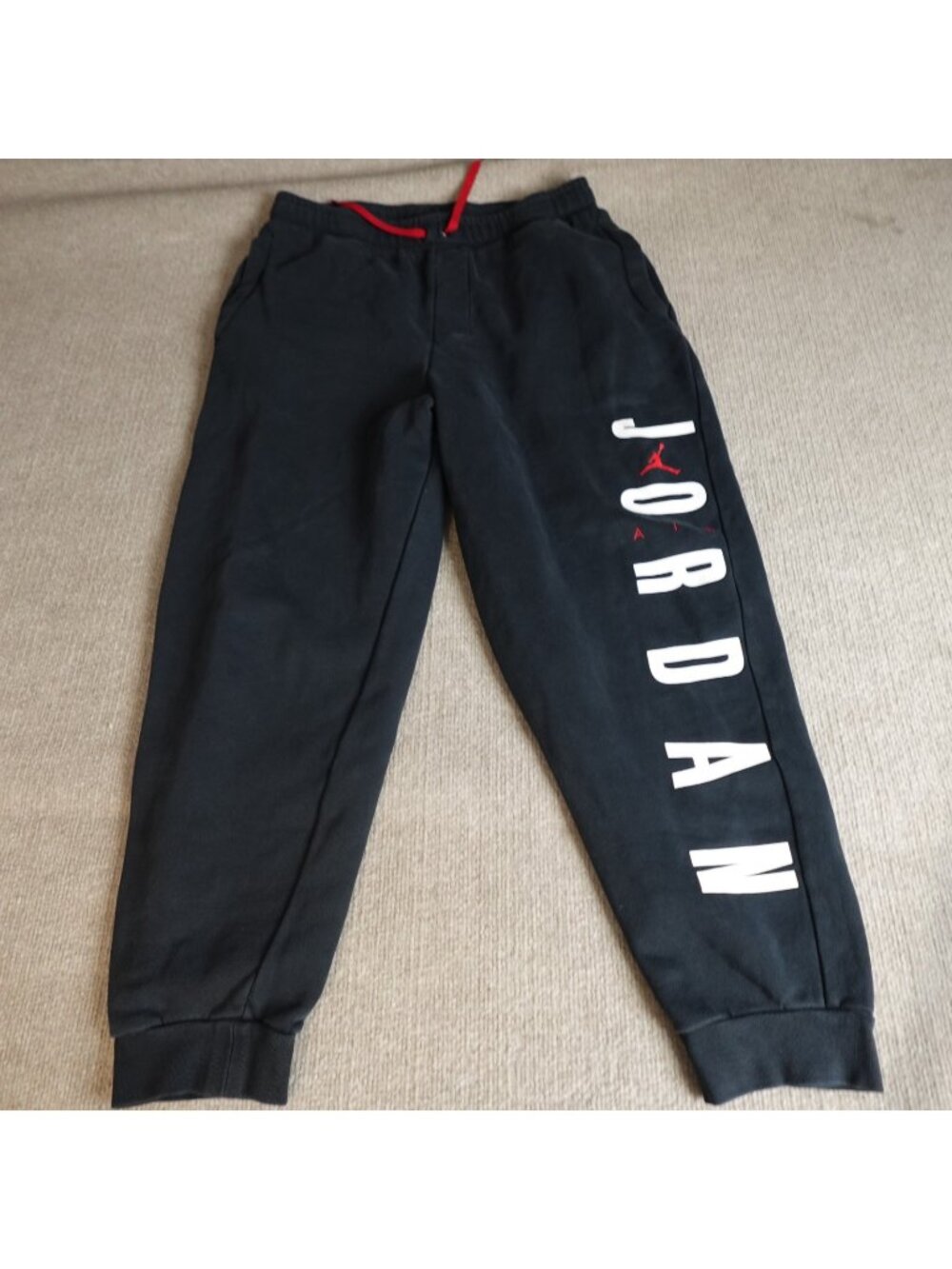 Jordan Womens Pants  Medium Black Joggers Jumpman Air Fleece CJ9469-010